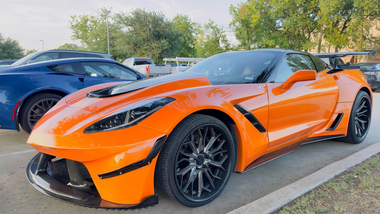 CRAZY Hennessy WIDE BODY C7 at Corvette Invasion!