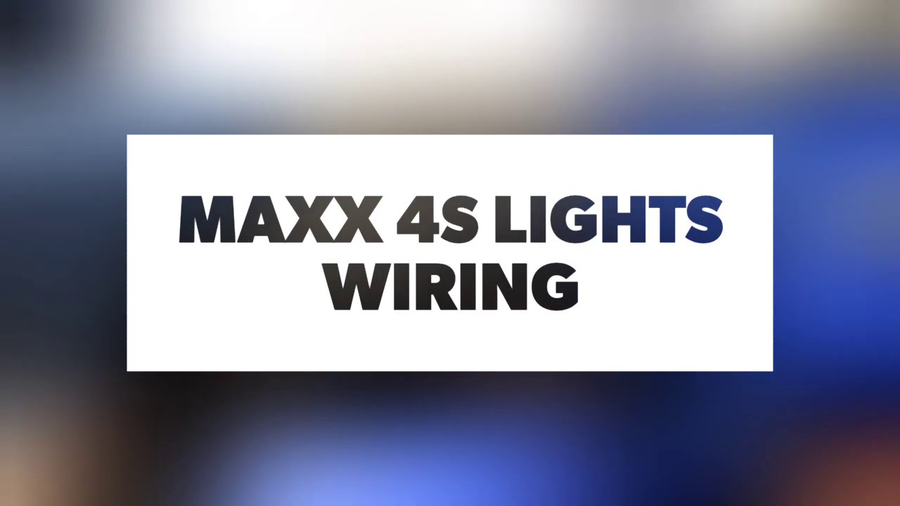 Wiring connections for PoloCreations Lights kit for Maxx 4s light bars and underglow lights led
