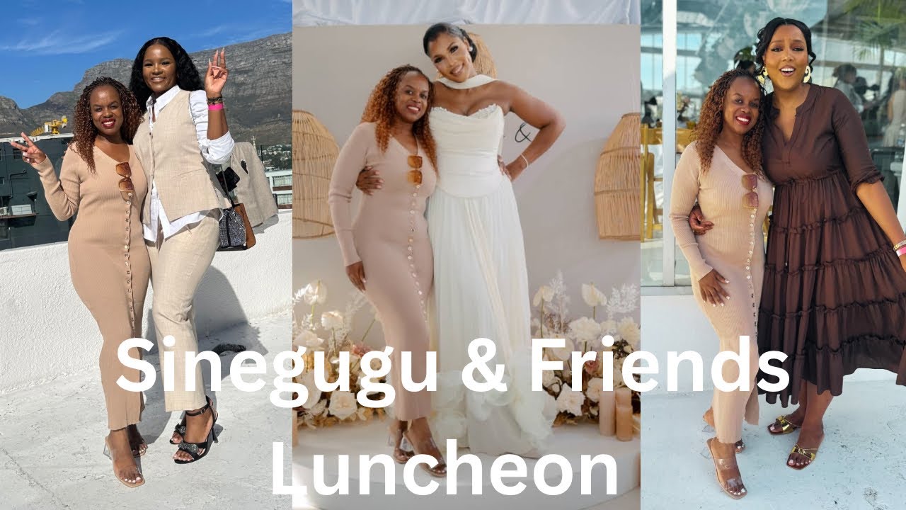 I Flew All The Way From Zimbabwe to attend  Sinegugu & Friends Luncheon| @sine_gugulethu2124|