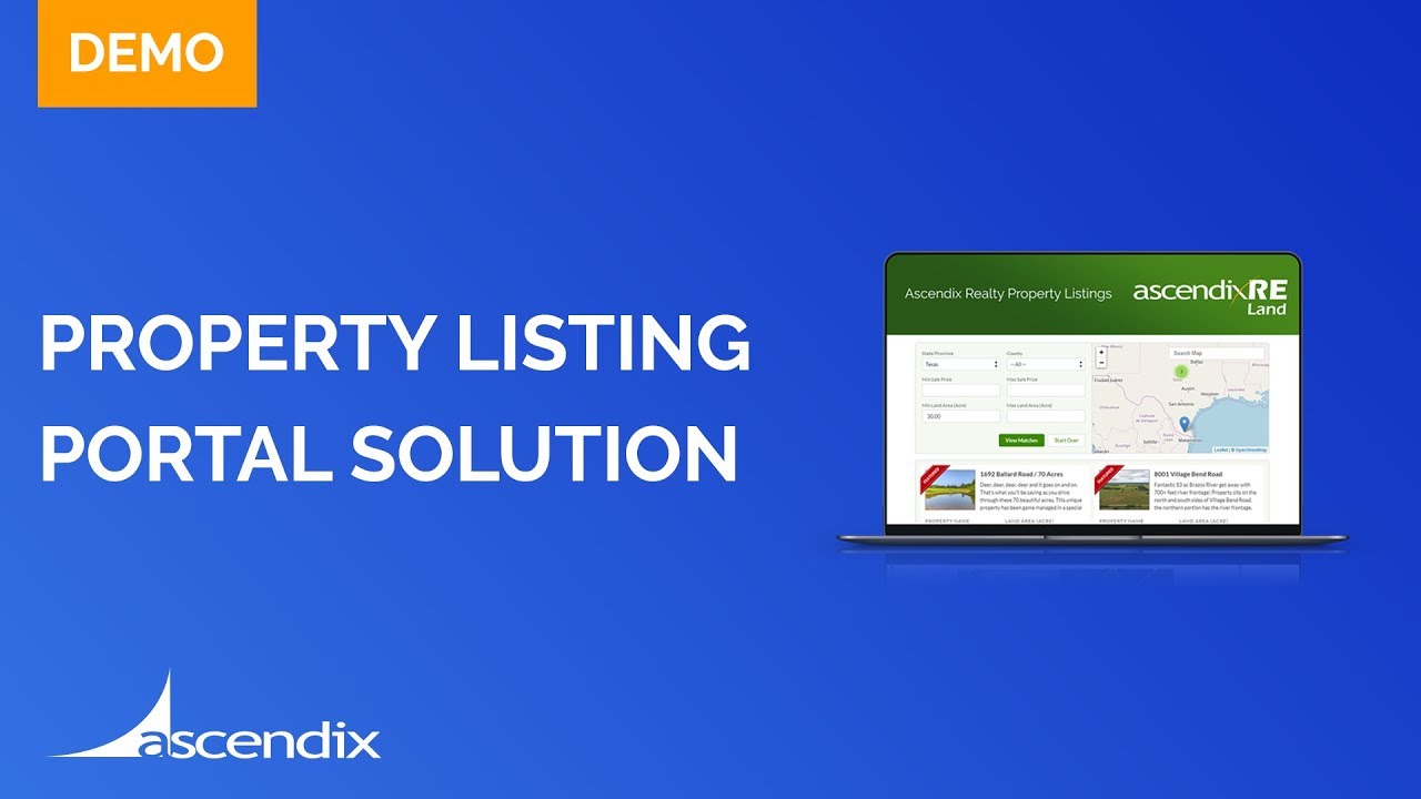 Property Listings Portal Solution by Ascendix Technologies: Demo