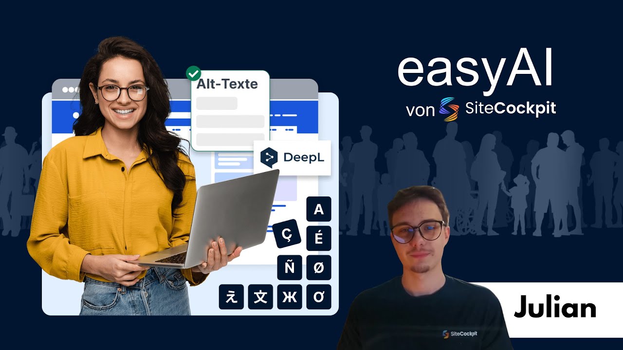 Das erste Barrierefreiheitstool mit KI: easyAI von SiteCockpit erklärt