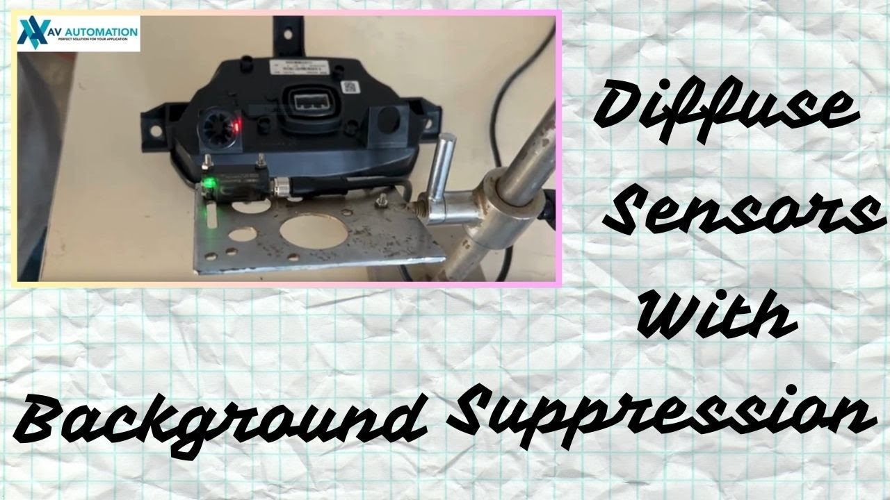 Diffuse Sensors With Background Suppression