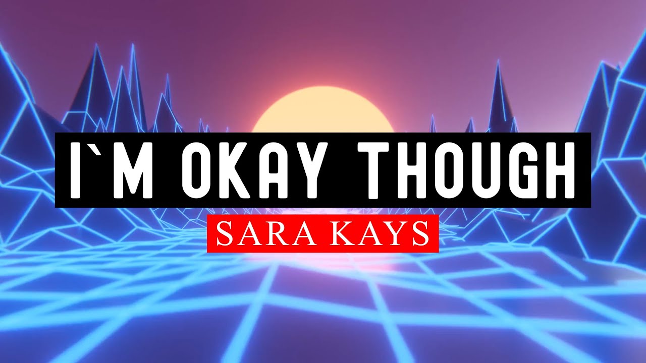 Sara Kays - I'm Okay though 👄 ( VJ Video Background ) Stock Video For Your Music Channel