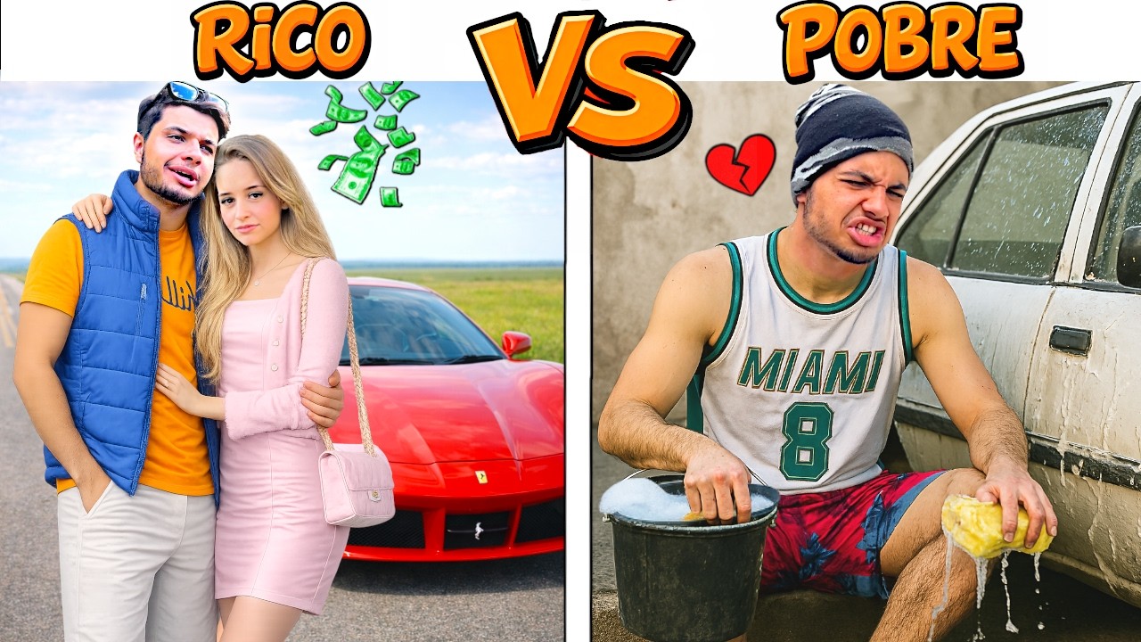 QUEM LAVAR MAIS CARROS VENCE E SAI COM A CRUSH (Rico Vs Pobre Episódio 15)