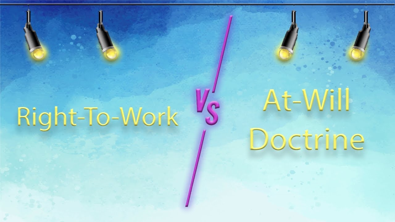 DHR Versus Series: Right-To-Work VS At-Will Doctrine
