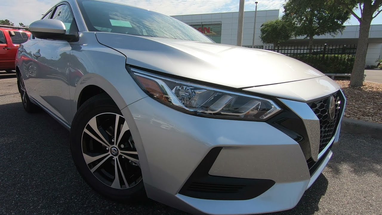 2021 Nissan Sentra SV | Brilliant Silver | Charcoal Interior
