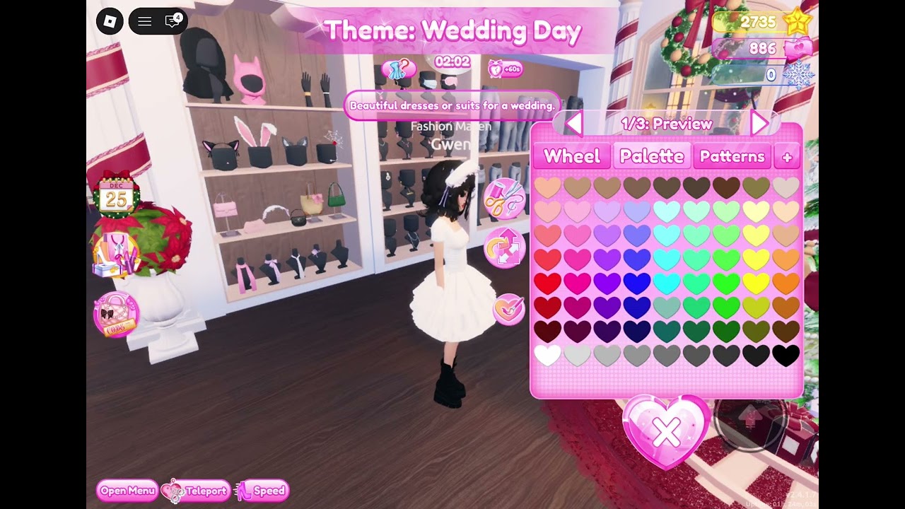 Dress to impress (I haven't played in a while) 