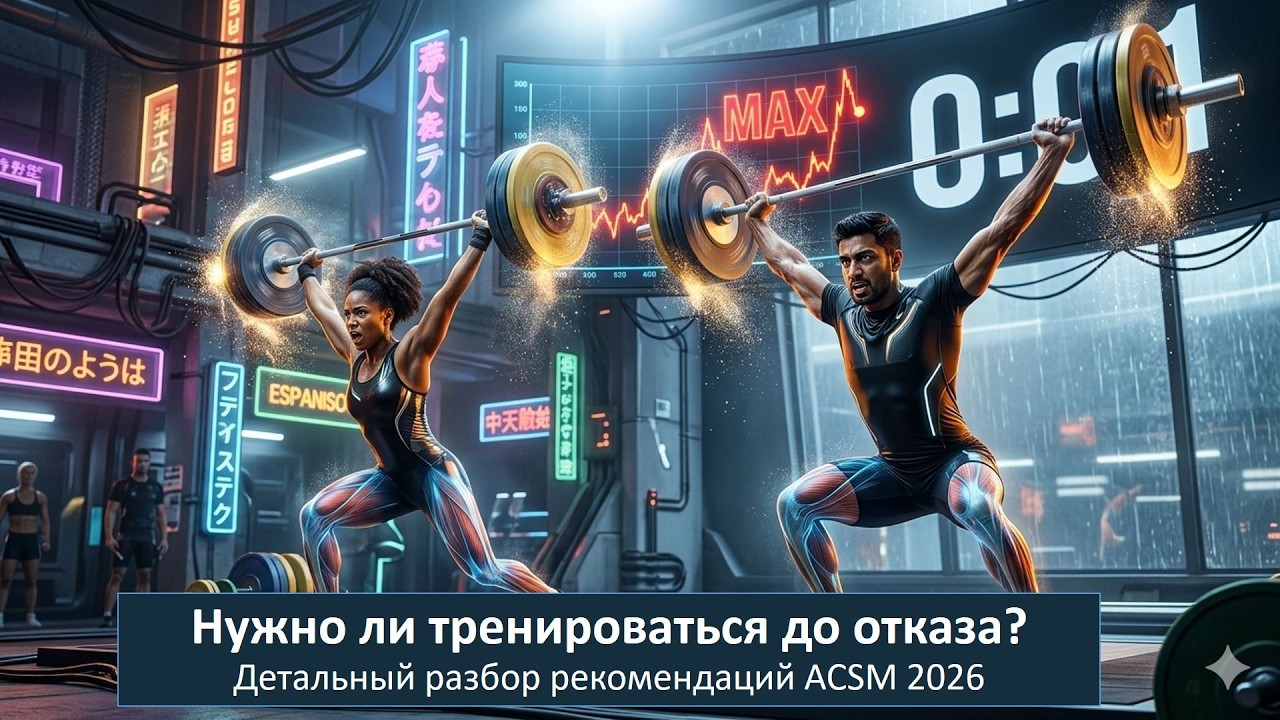 Нужно ли тренироваться до отказа? Детальный разбор рекомендаций ACSM 2026