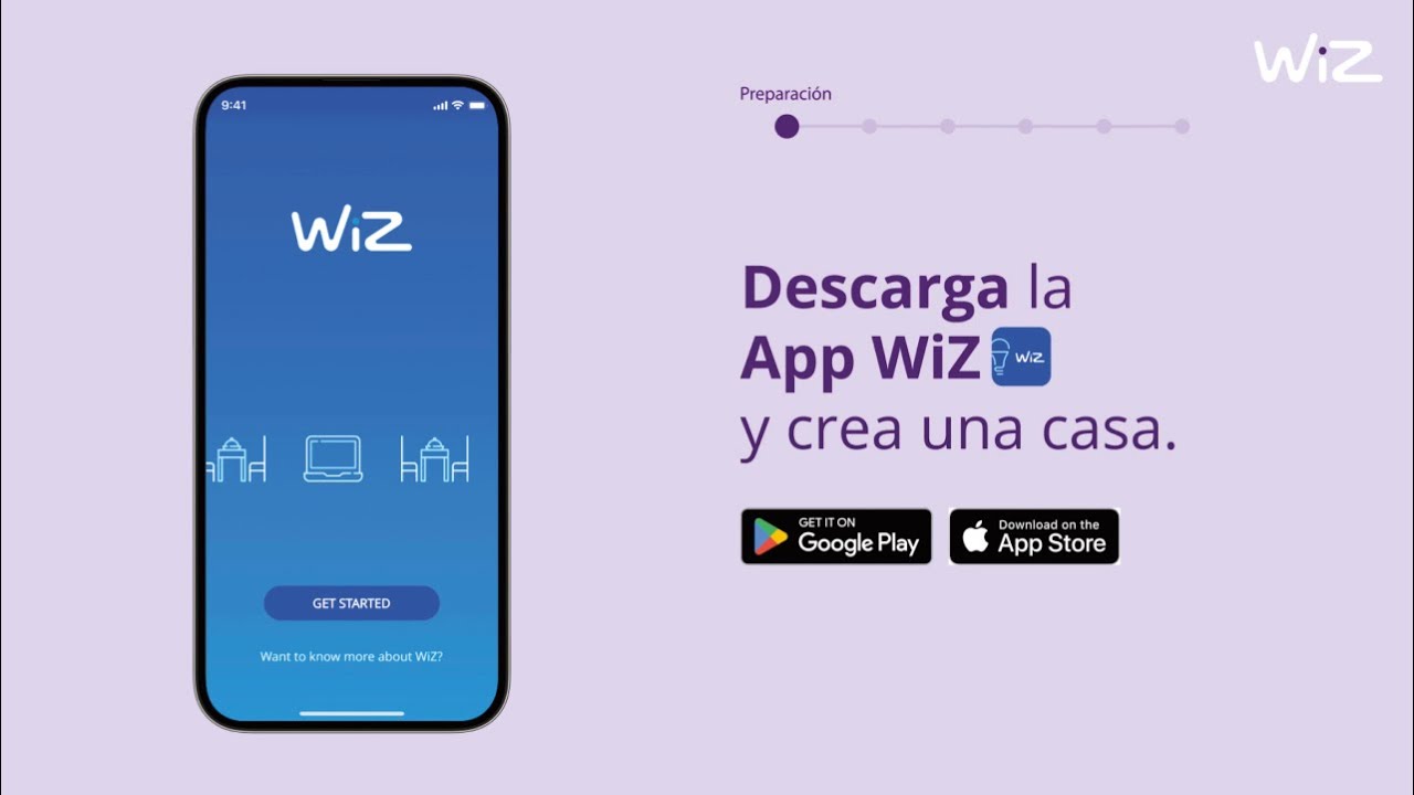 Cómo configurar las luces WiZ Connected desde la aplicación