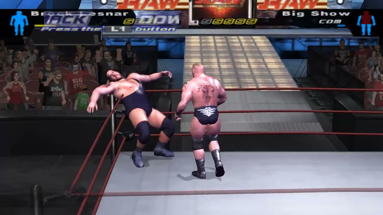 WWE SmackDown! Here Comes the Pain | Brock Lesnar vs. Big Show Full Match | Playstation 2!