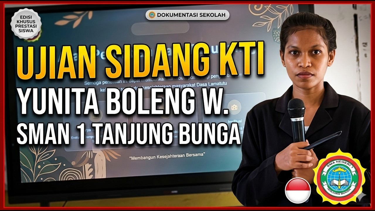 Evaluasi Program Bantuan Sosial di Desa Lamatutu | Ujian KTI SMAN 1 Tanjung Bunga (Yunita Boleng)