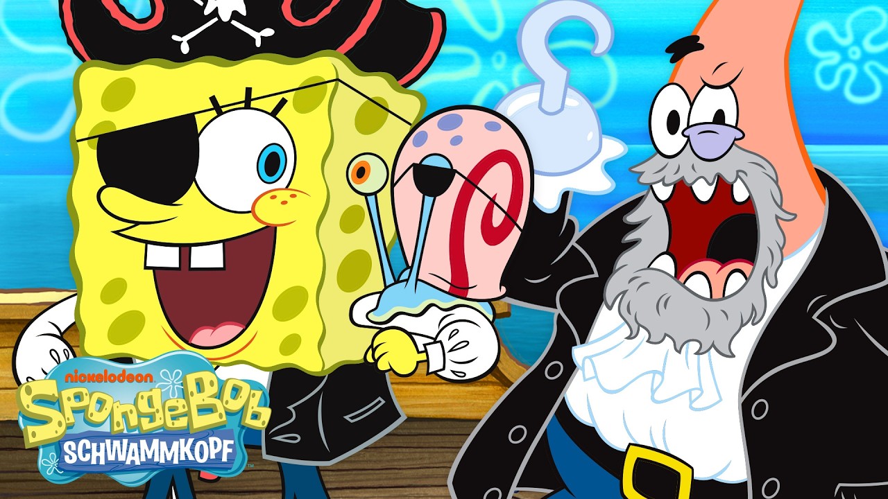 SpongeBob | 60 Minuten der besten Piratenmomente mit SpongeBob! 🐠⚓ | SpongeBob Schwammkopf