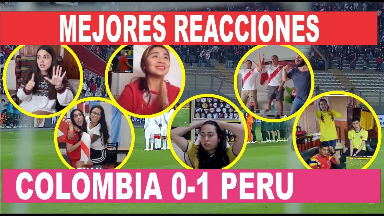 Mejores reacciones Colombia 0 - 1 Perú (nuevo)