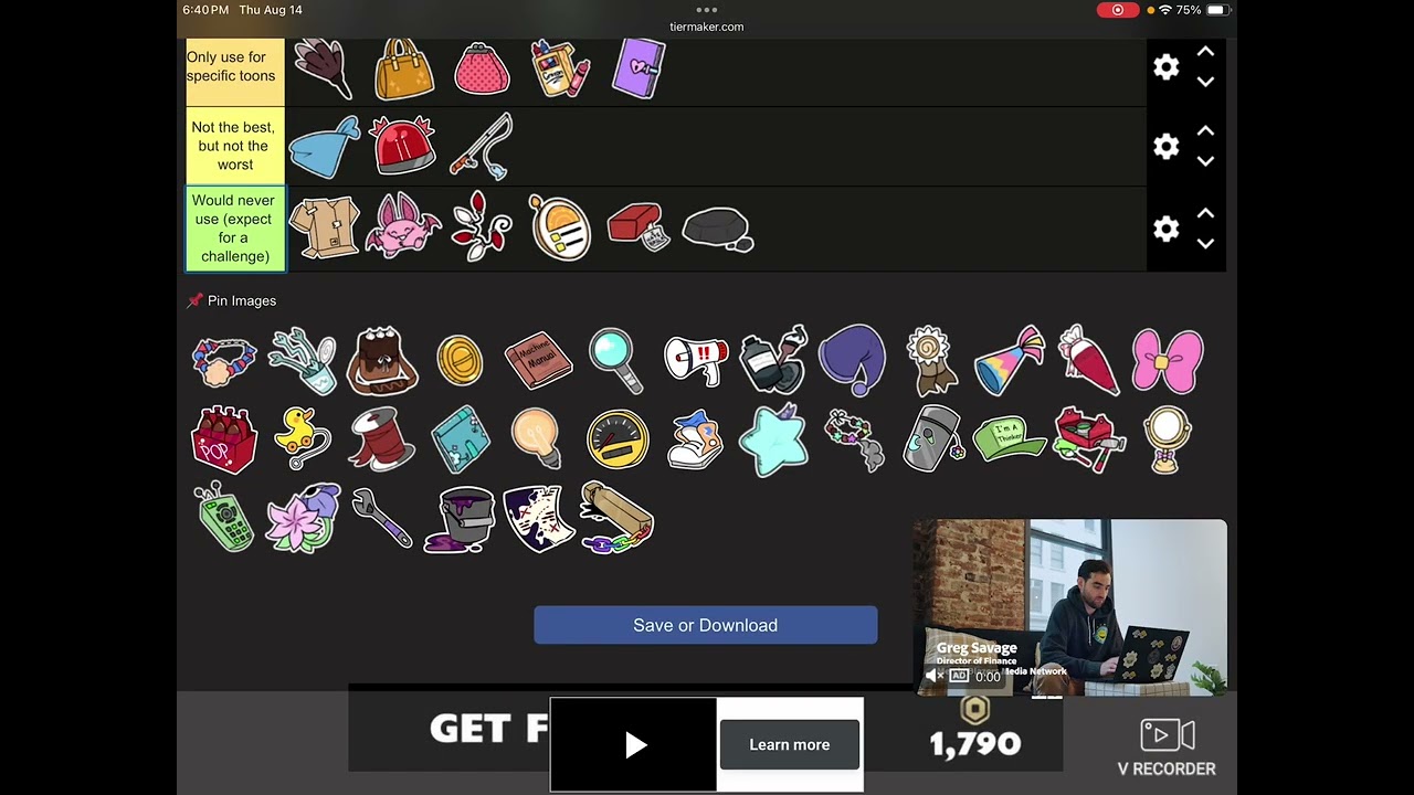 Ranking Dandy&rsquo;s World trinkets!