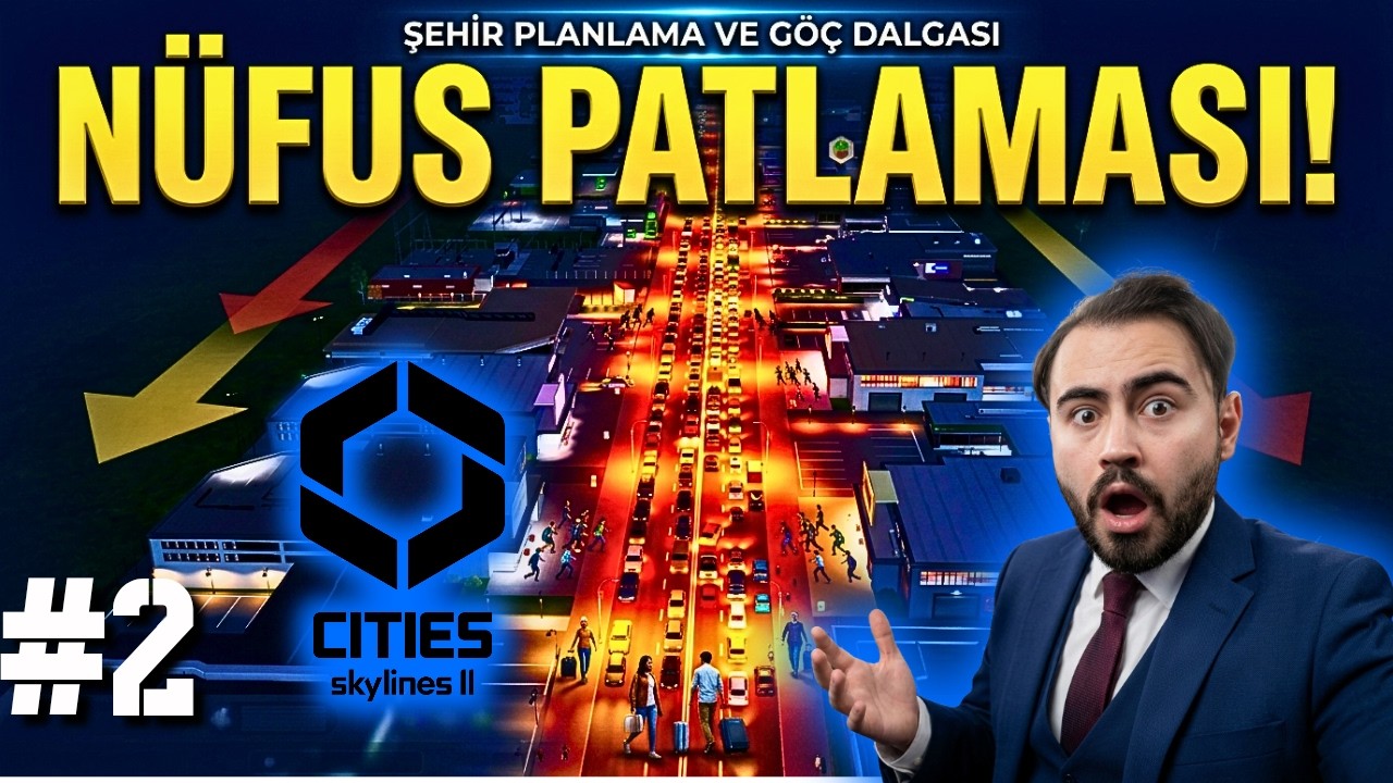 MEGAKENTTE NÜFUS PATLAMASI VAR - Cities Skylines 2 Bünyan BÖLÜM 2