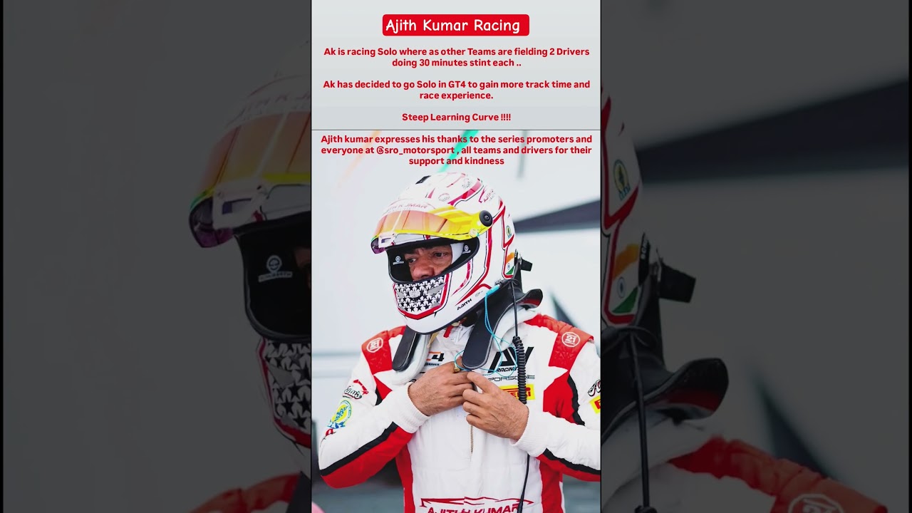 Ajith Kumar 😎 Solo Rider 🔥 Ajith Kumar Racing Exclusive Update WhatsApp Status Video #ajith #race