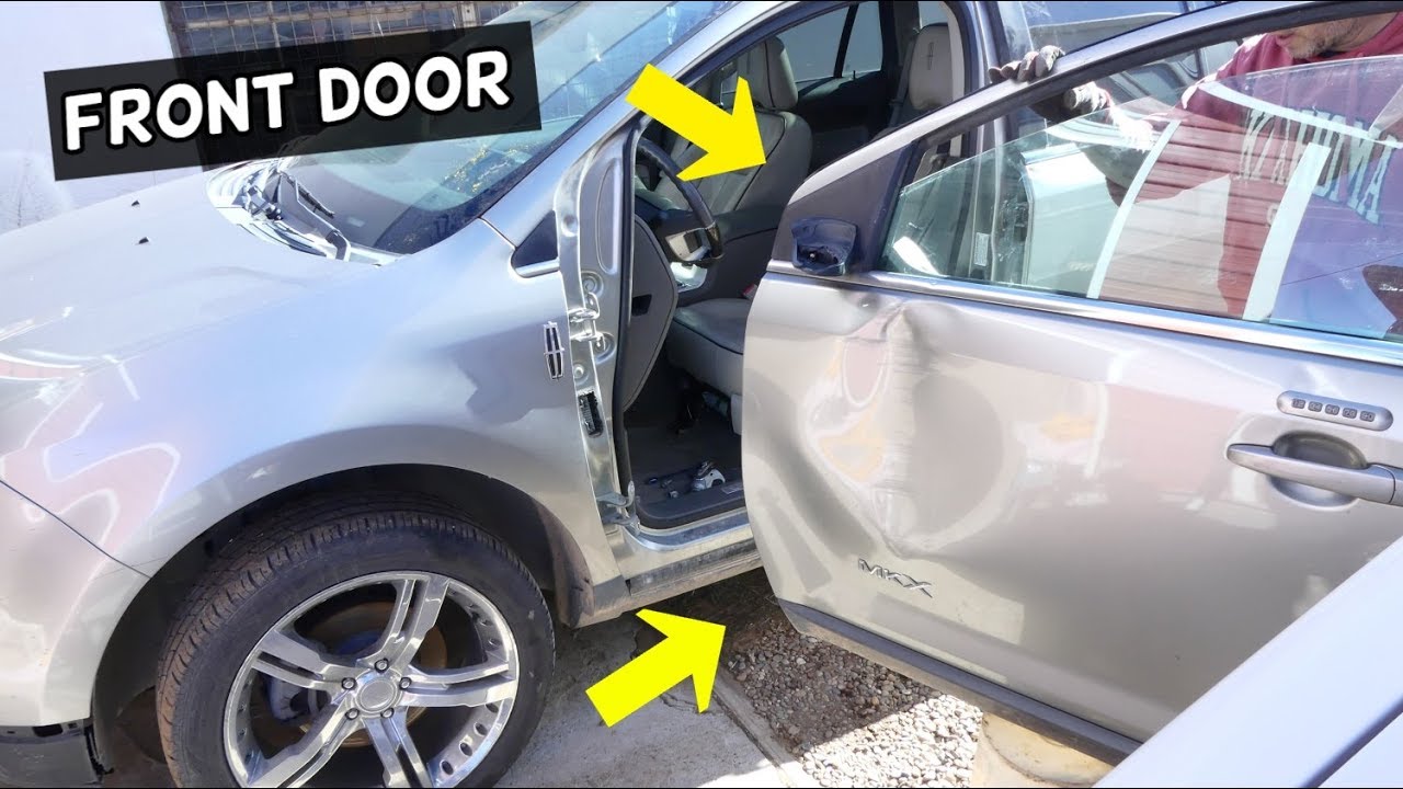 HOW TO REMOVE AND REPLACE FRONT DOOR LINCOLN MKX FORD EDGE