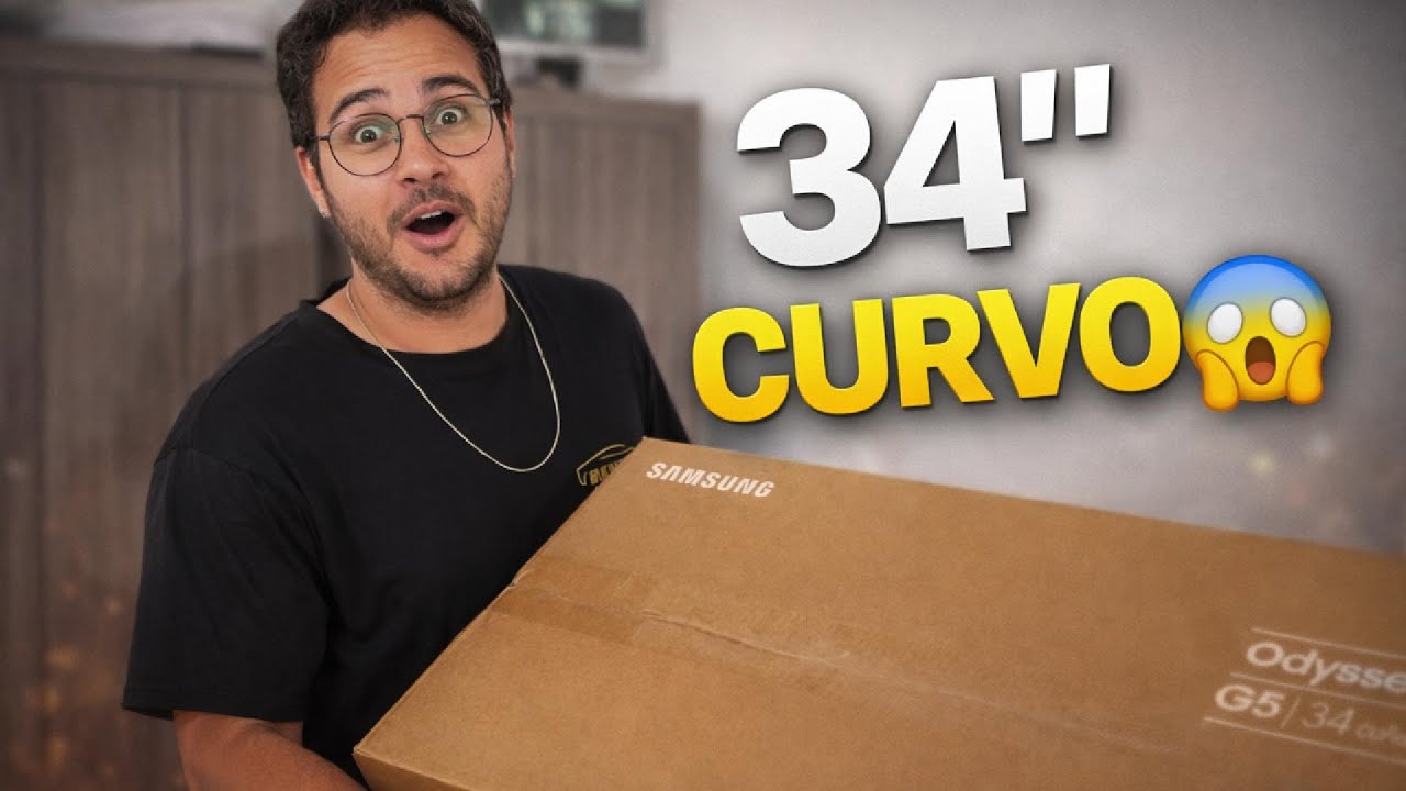 Comprei o Odyssey G5 34’’ Curvo… Primeira Impressão Vale a Pena?