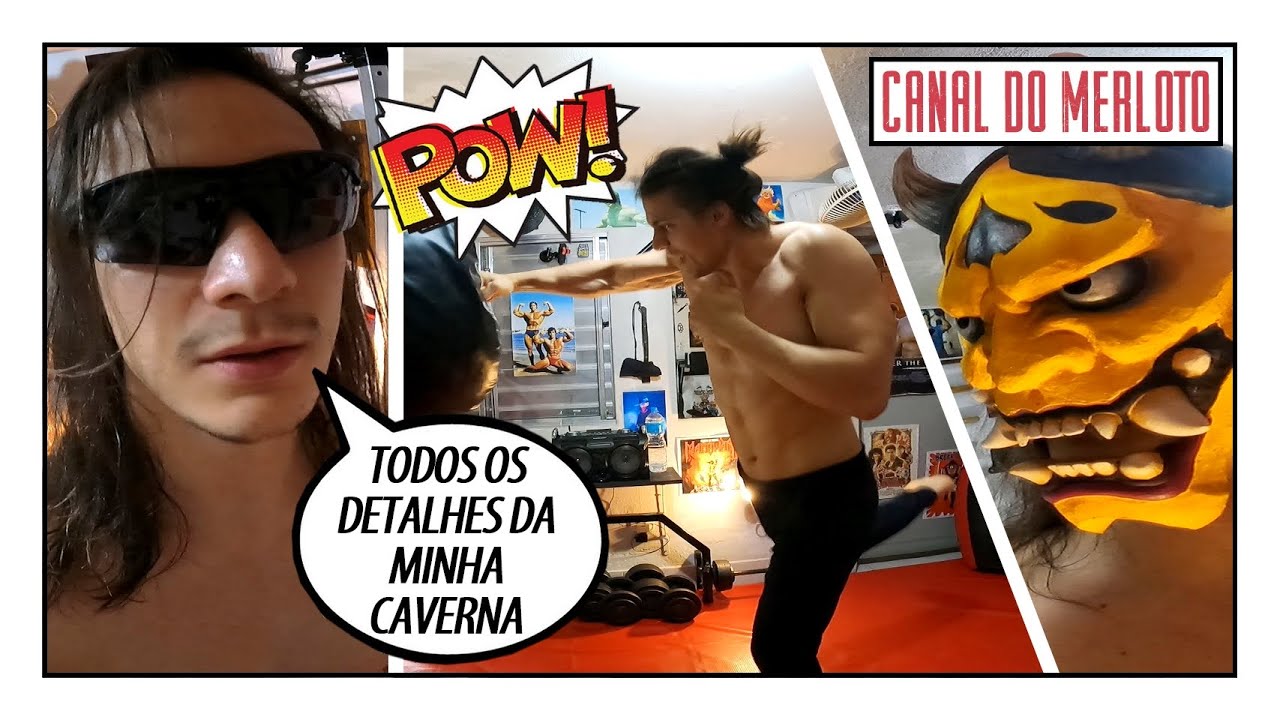 CAVERNA DO MERLOTO: MEU ESPAÇO DE TREINO EM CASA ⚡👹