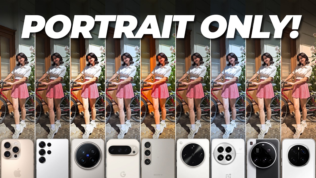 Ultimate PORTRAIT Test! 9 Flagships vs Pro Camera - Who Wins the Crown?