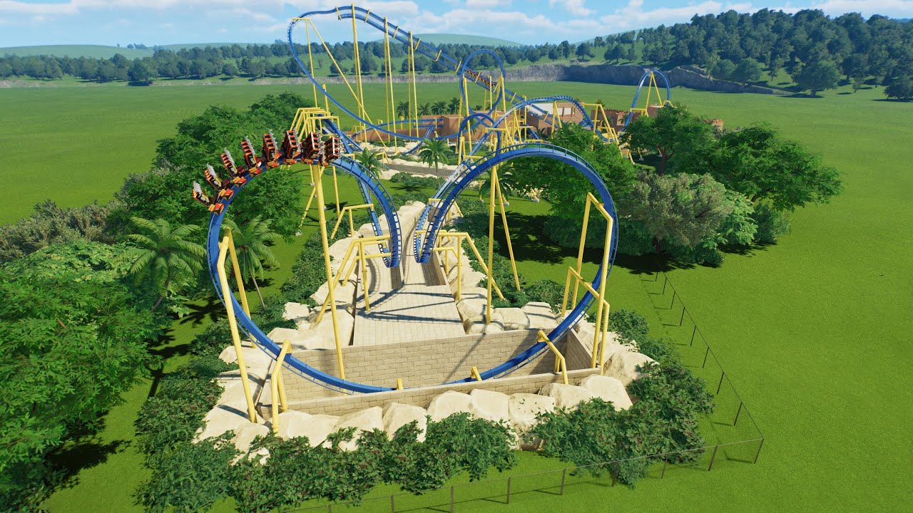 Montu Recreation Planet Coaster 2 POV