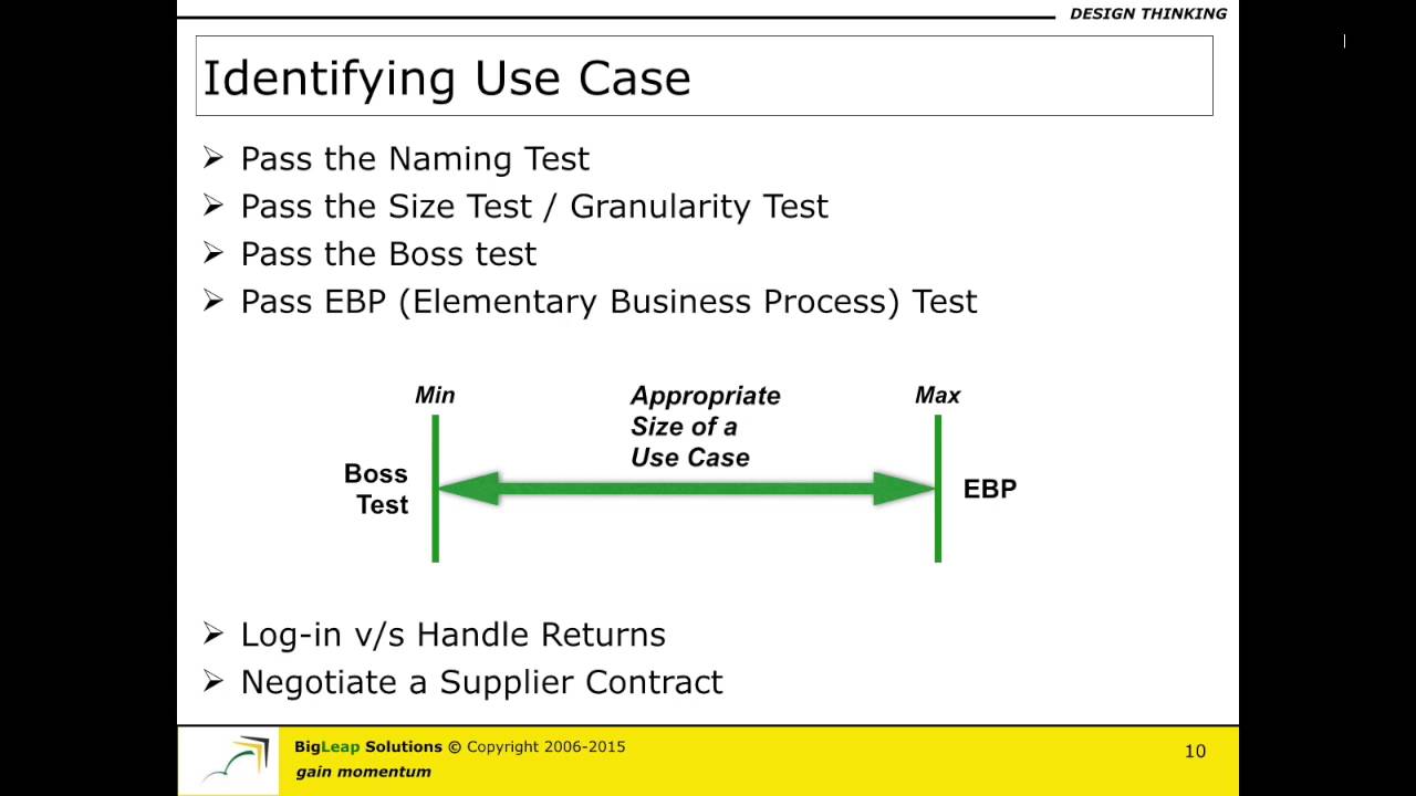 Use Case Identification - Part A