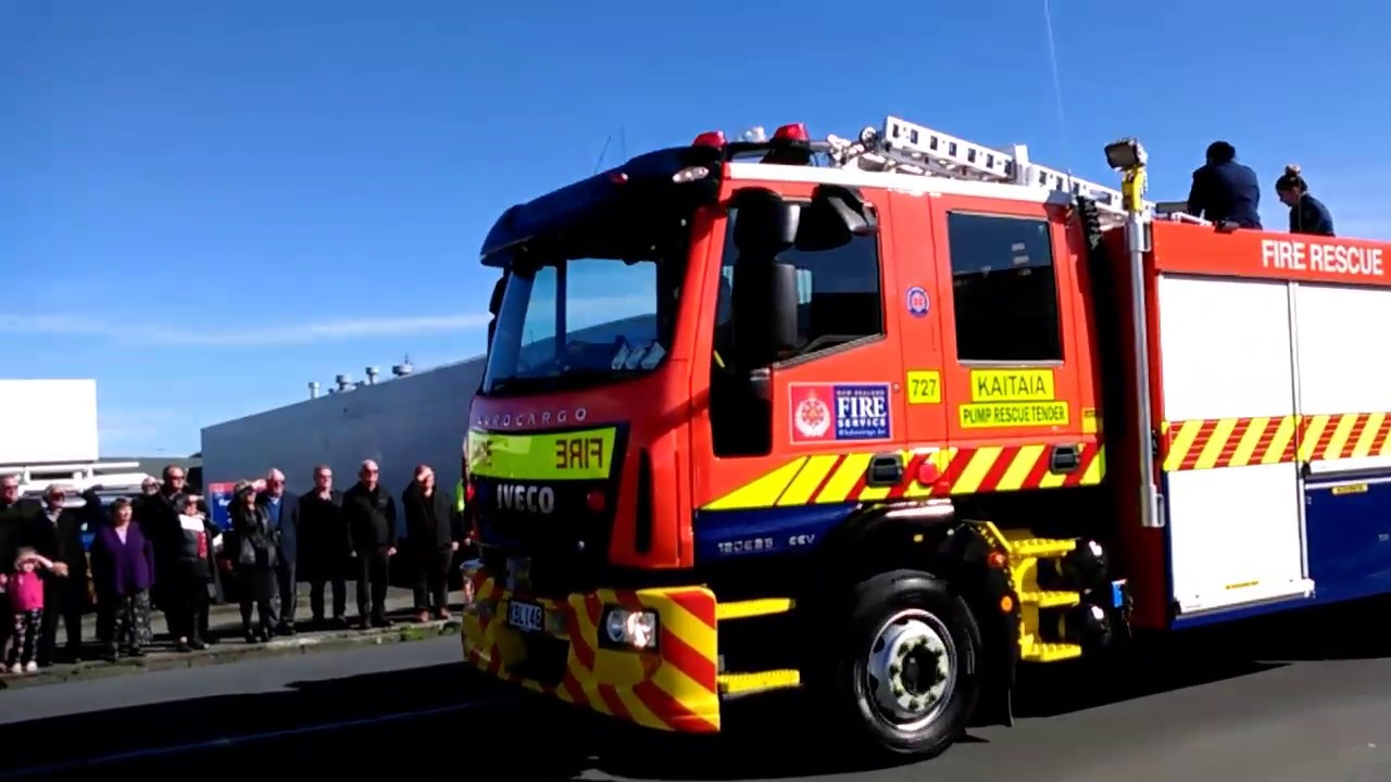 Guard of Honour for Snow Bray at Kaitaia Fire Station 6 June 2017