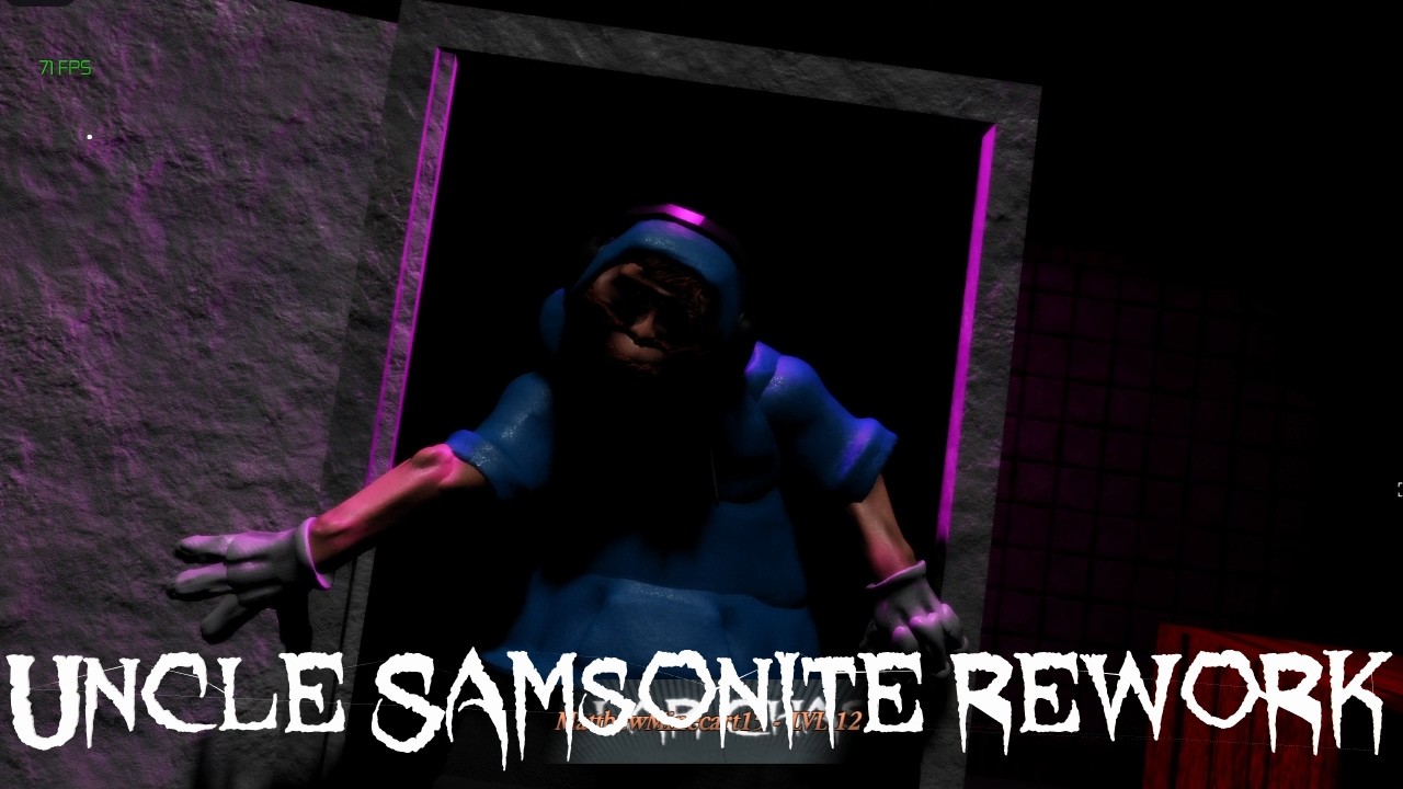 New Uncle Samsonite Rework Animations & Gameplay & Streamer Skin/ Caseoh