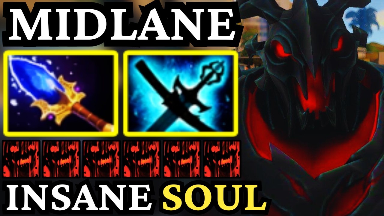 🔥 SHADOW FIEND Mid GOD &mdash; Requiem DOMINATION 🔥 Dota 2 Midlane
