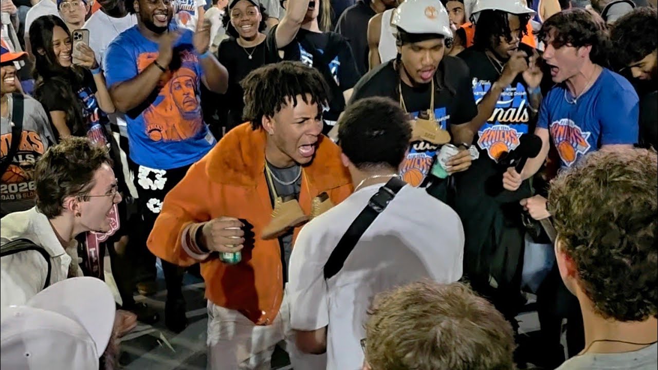KNICKS WON Game 4! 🏀 Knicks Finals Watch Party 🏀 Calm Before the Storm 🏀