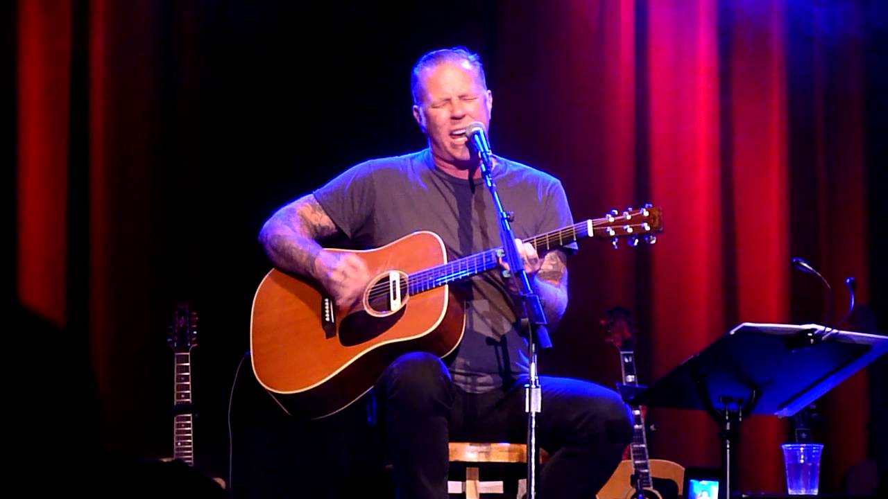 James Hetfield performing 
