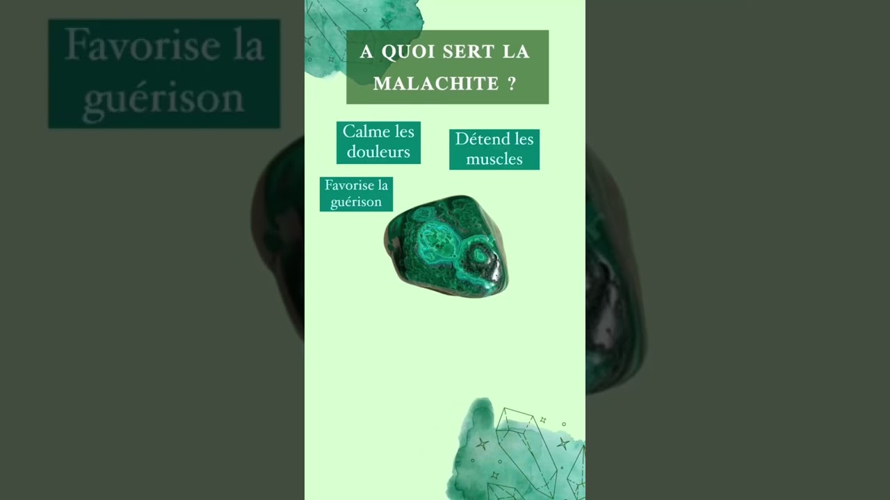 Voici les vertus de la malachite 🌱