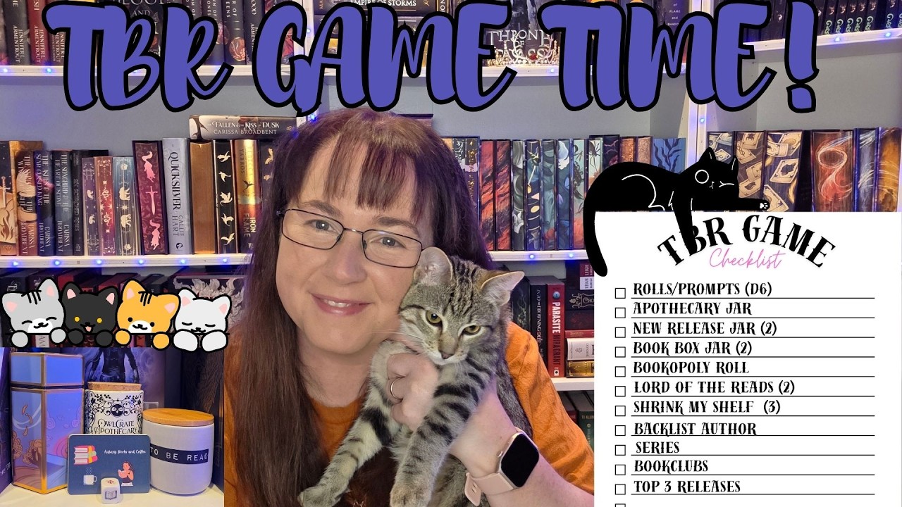 Игра TBR на август! Спасибо за помощь, котики! 🐾🐾