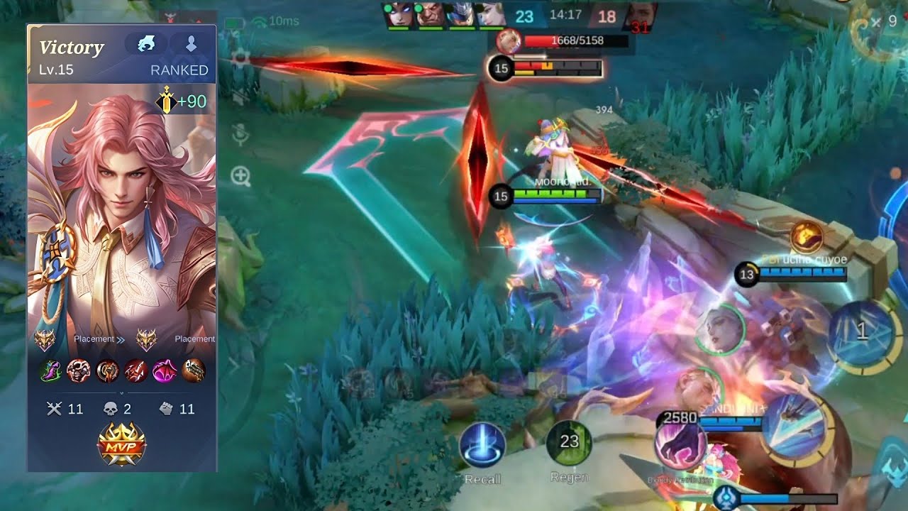 Mythic Placement 2/10 | Lancelot Gameplay | MLBB #mlbb #mobilelegends #lancelot 