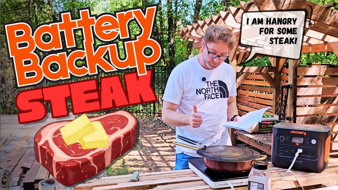 Hangry Problems Require Creative Solutions | Battery-Powered Steak 🥩