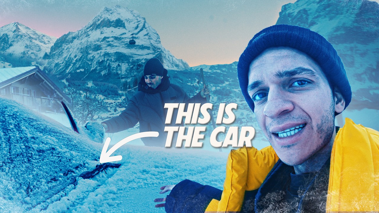 TRAPPED in a Frozen Car at -30°C in Swiss Alps