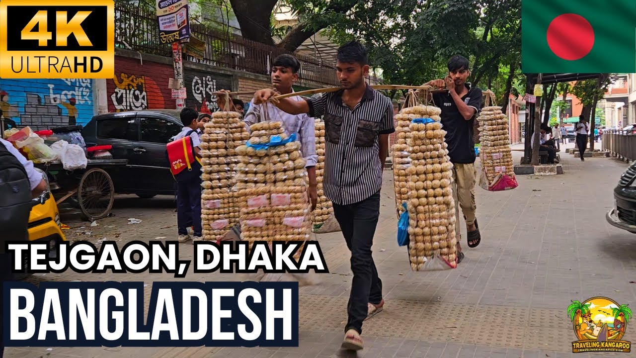 Tejgaon Dhaka Bangladesh Walking Tour | Explore The Industrial Heart Of The City In 4K 🇧🇩