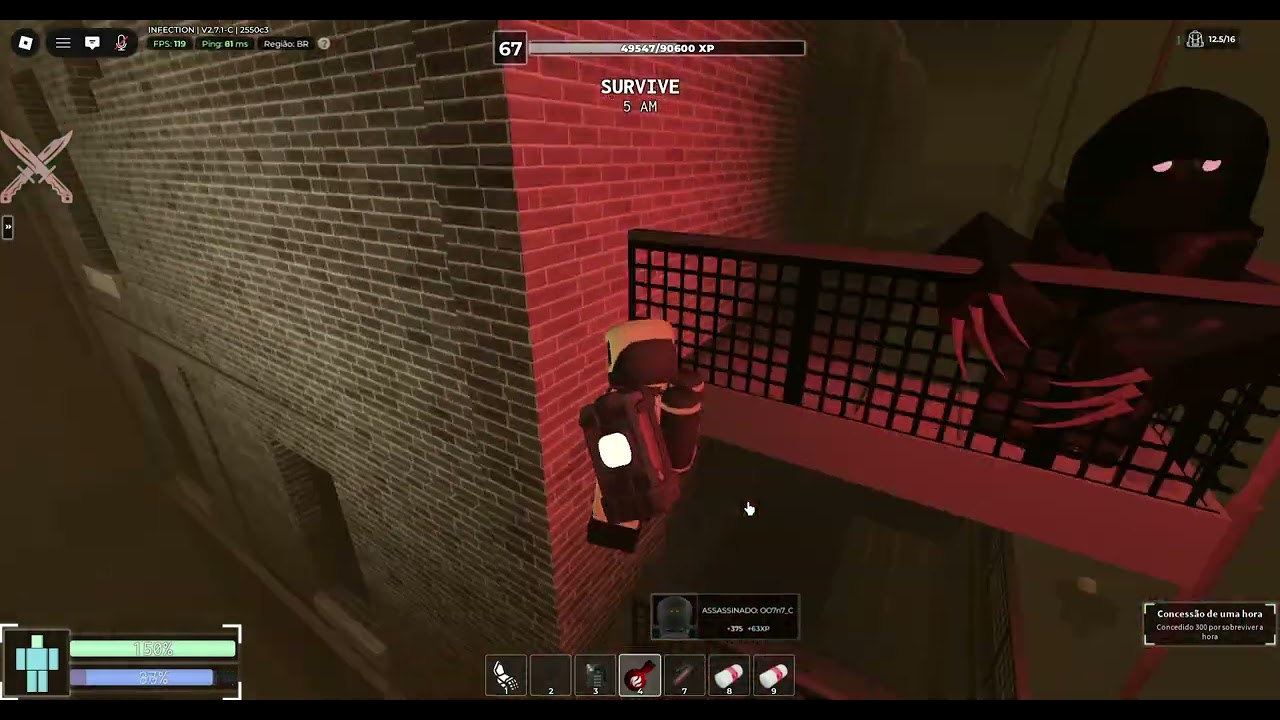 Roblox Crim Infection 76 kills X-Fists Gameplay ( repost )