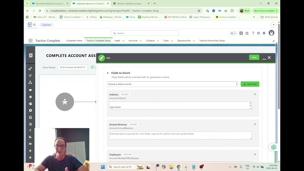 How to Enrich Salesforce Accounts and Automatically Assign NAICS Codes with AI | Traction Complete