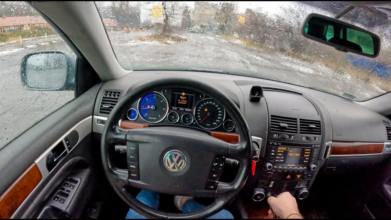 2003 Volkswagen Touareg (2.5 R5 TDI 174 hp) | POV Test Drive #2302 Joe Black