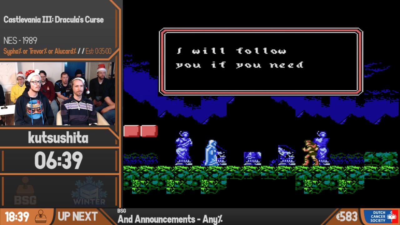 Castlevania III: Dracula's Curse (Sypha%) - #BSG32