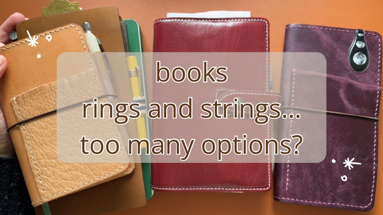 Books, Rings and Strings Too Many Options?