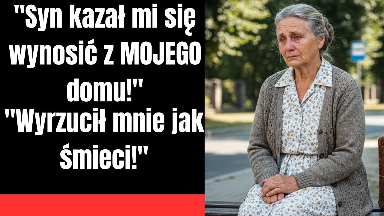 Mój syn wyrzucił mnie z domu. Ale kiedy zobaczył, kto mnie schwytał, jego uśmiech zniknął.