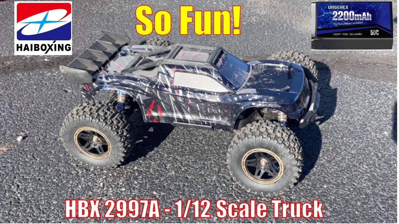 HBX's New 2997 Stadium Truck - 2s and 3s Pavement Bashing! Budget Friendly Truck Sheading Pavement