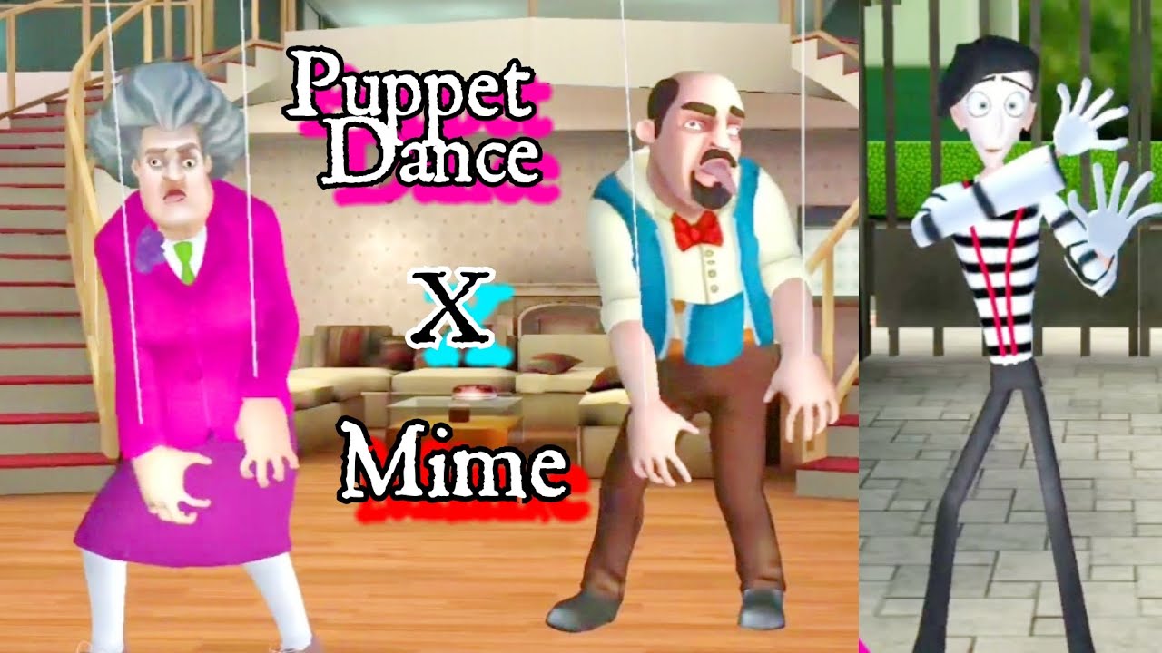 Scary Teacher 3D Version 5.14.1 Puppet Dance X Mime Full Gameplay