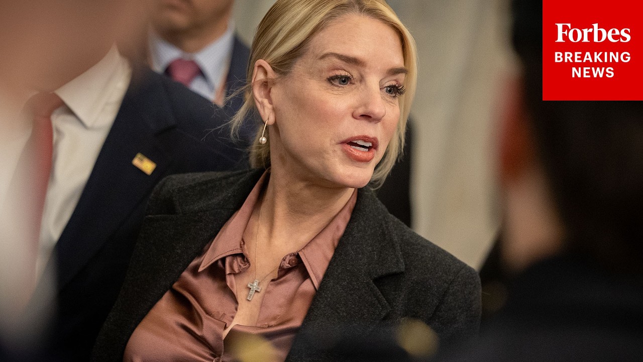 FULL GAGGLE: Pam Bondi, Todd Blanche Hold Defiant Q&.A After Closed-Door Epstein Probe Briefing