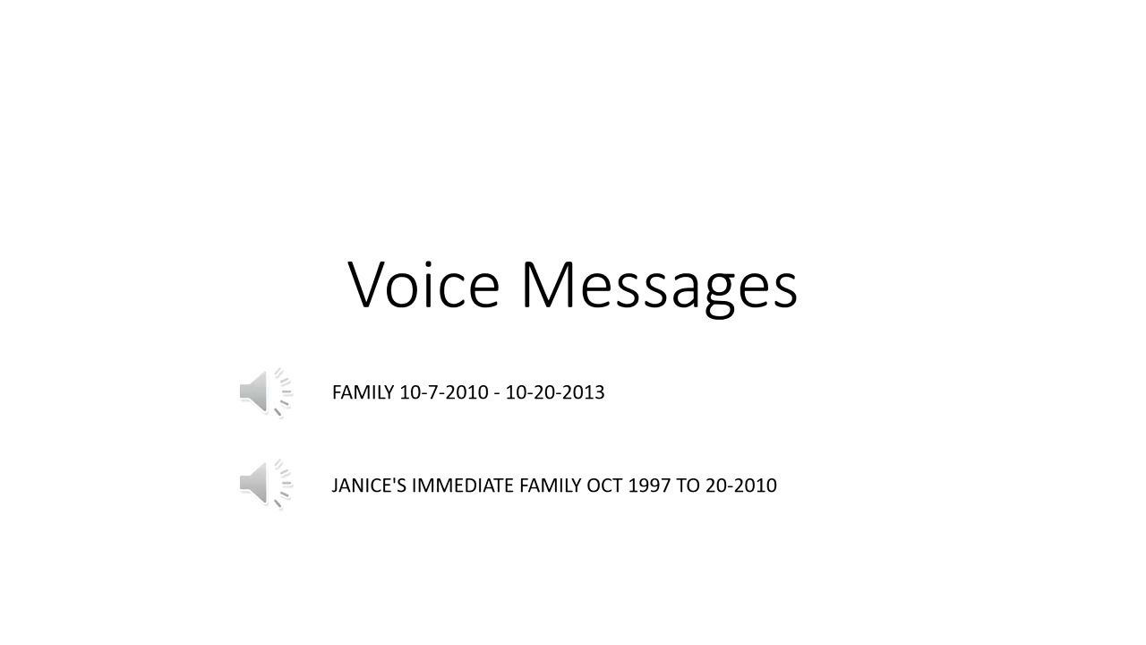 Voice Messages