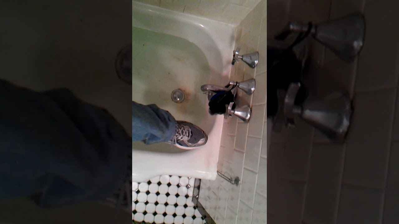 asics in the bathtub