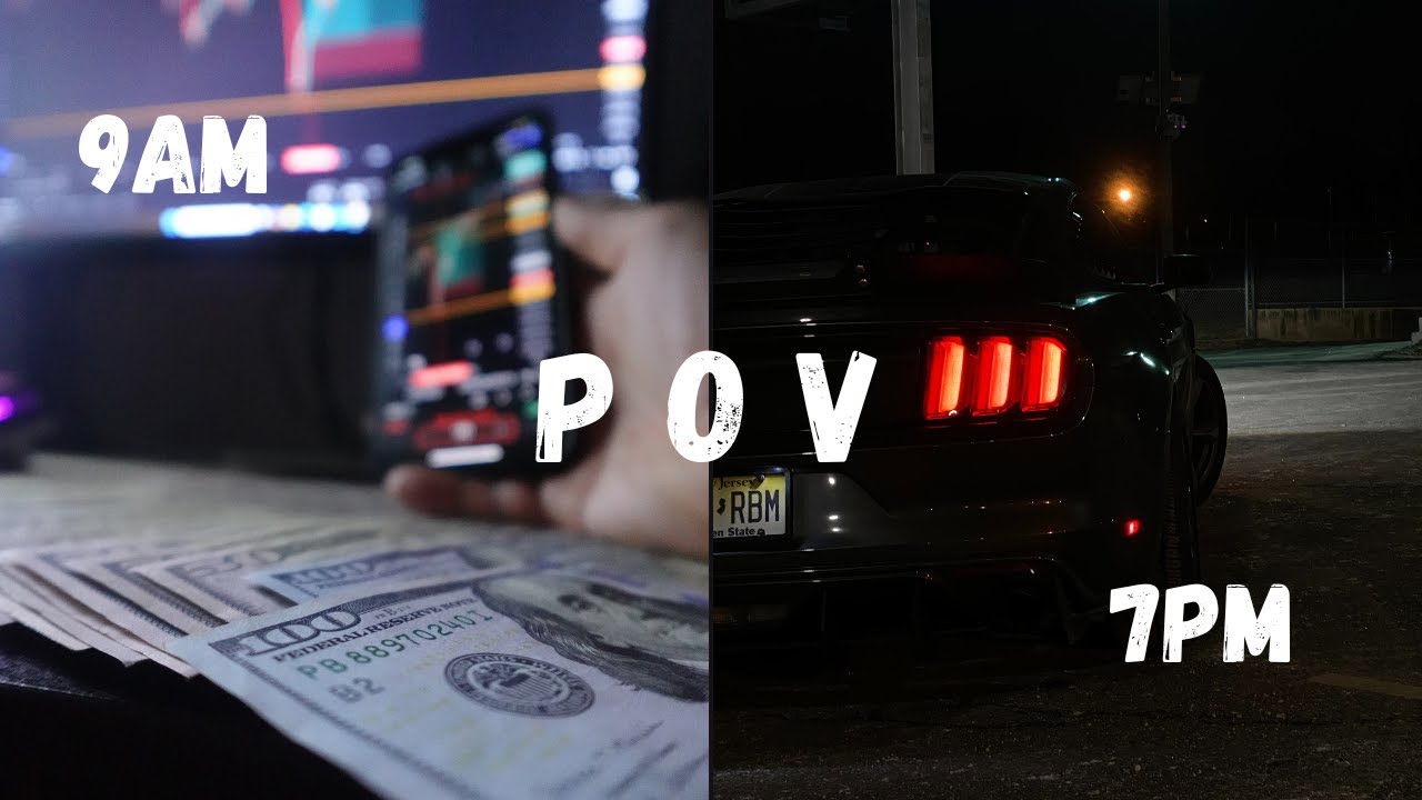 POV: A real day in the life of a 20 year old day trader! ($1.5k Day)