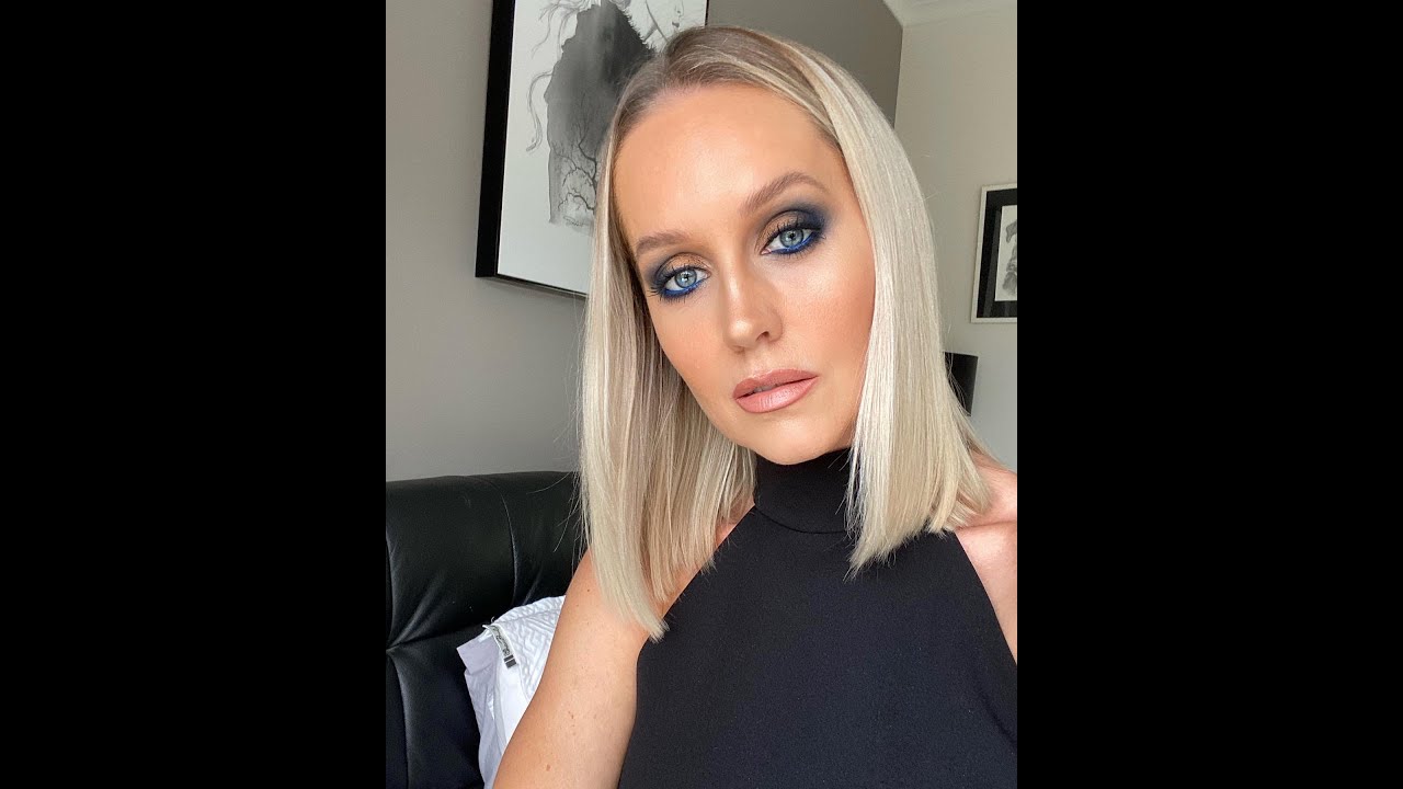 Blue + Bronze Smokey Eye using Charlotte Tilbury